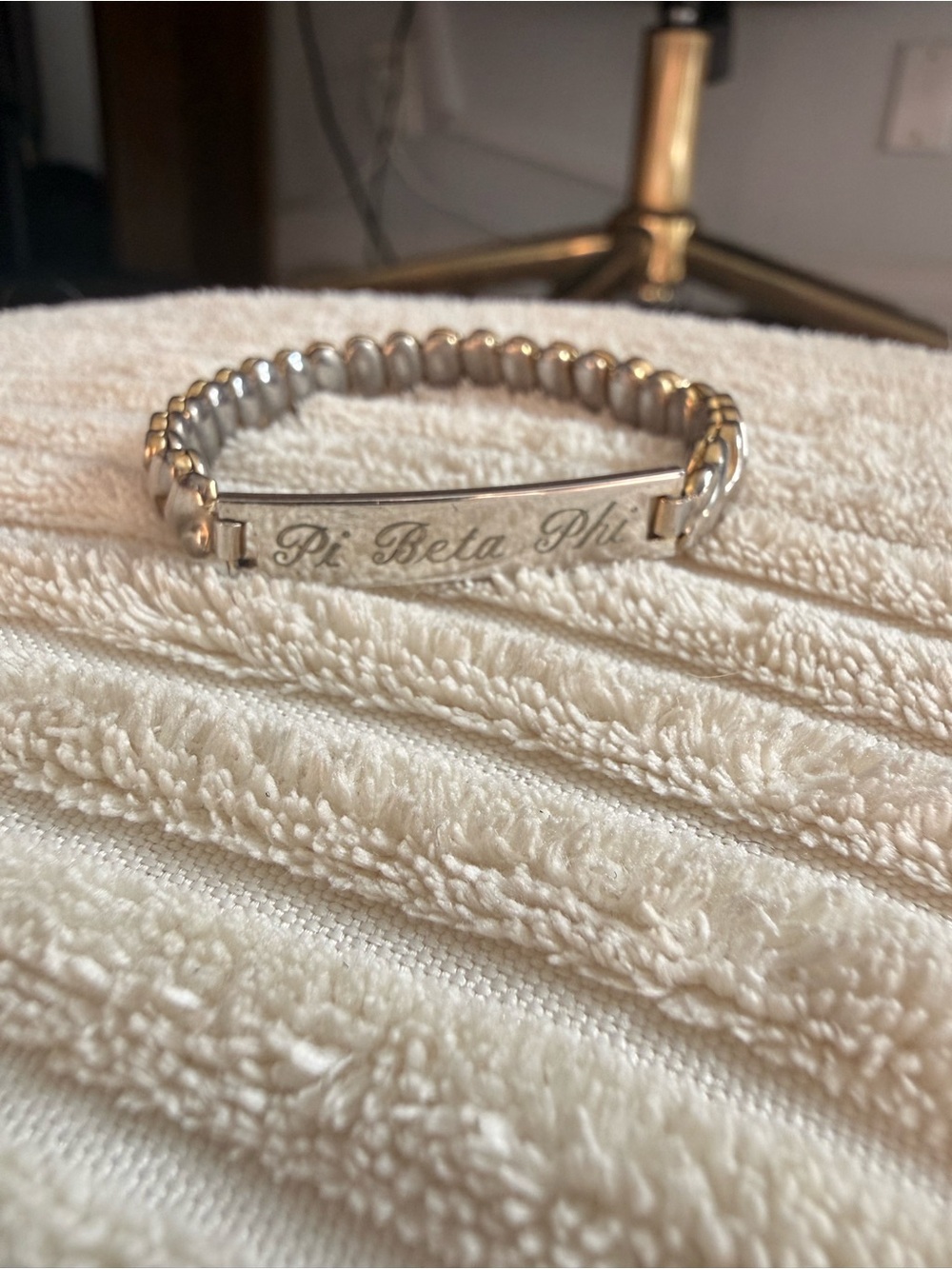 Pi Beta Phi Vintage Silver Bracelet